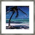 Caribbean Beach Framed Print
