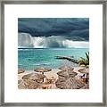 Caribbean Storm Framed Print