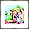 Carriage Of Cartoon Characters Framed Print