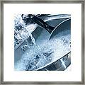 Casseroles Dans L'evier Dishes Washing In The Sink Framed Print