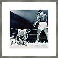 Cassisus Clay V Floyd Patterson Framed Print