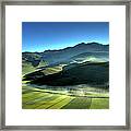 Castelluccio Framed Print