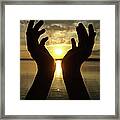 Catching The Sunset Framed Print