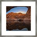 Cathedral In The Desert Framed Print