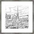 Notre Dame De Paris- Our Lady Of Paris Framed Print