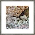 Cave In A Cliff Framed Print
