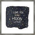 Celestial Love I Sq Framed Print