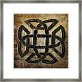 Metalwork Celtic Symbol Framed Print