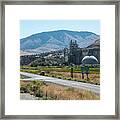 Cement Plant Space Port Framed Print