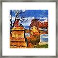 Cemetery Afternoon Iii Framed Print