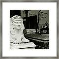 Cemetery Sphinx In Manila Framed Print