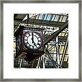 Central Station Clock, Glasgow Framed Print
