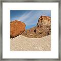Cerro Castellan In Big Bend Natl Park Framed Print
