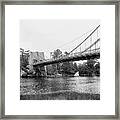 Chain Bridge At Newburyport Framed Print