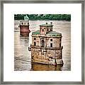Chain Of Rocks Water Intakes Framed Print