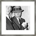 Charles Lucky Luciano Leaving Court Framed Print