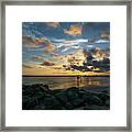 Charleston Sunset - Sullivan's Island Framed Print