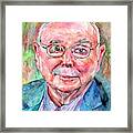 Charlie Munger Portrait Framed Print