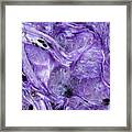 Charoite Mineral, Close-up Framed Print