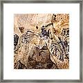 Chauvet Lions And Rhinos Framed Print