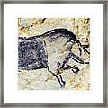 Chauvet Rhinoceros Framed Print