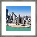 Chicago Aerial Panorama Framed Print
