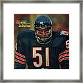 Chicago Bears Dick Butkus, 1970 Nfl Football Preview Issue Sports Illustrated Cover Framed Print
