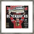 Chicago Blackhawks, 2015 Nhl Stanley Cup Champhions Sports Illustrated Cover Framed Print