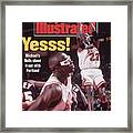 Chicago Bulls Michael Jordan, 1992 Nba Finals Sports Illustrated Cover Framed Print