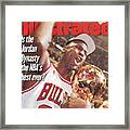 Chicago Bulls Michael Jordan, 1997 Nba Finals Sports Illustrated Cover Framed Print