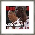 Chicago Bulls Michael Jordan And Scottie Pippen, 1998 Nba Sports Illustrated Cover Framed Print