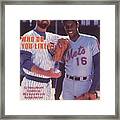 Chicago Cubs Rick Sutcliffe And New York Mets Dwight Gooden Sports Illustrated Cover Framed Print