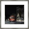 Chicago Streetcar Halsted And Armitage 1940s Framed Print