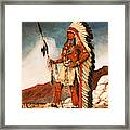 Chief Joseph Nez Perce 1879 Framed Print