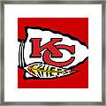 Chiefs Fan Logo 1 Framed Print