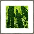 Childhood Memories - Shadow Family Framed Print