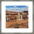 Chocolate Falls On The Little Colorado Framed Print