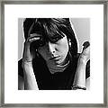 Chrissie Hynde Portrait Framed Print