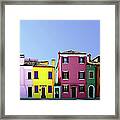 Chromatic Islanders Framed Print