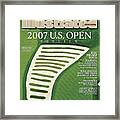 Church Pews At Oakmont Country Club Sports Illustrated Cover Framed Print