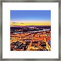 Cincinnati At Sunset Framed Print