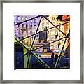 City Reflections-budapest Framed Print