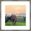 Civil War Cannon Framed Print