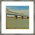 Clark Memorial Bridge Louisville Framed Print