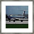 Classic Eastern Airlines Dc-9 At Miami Framed Print