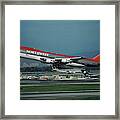Classic Northwest Airlines Boeing 747 Framed Print