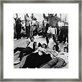 Clay And The Beatles Framed Print