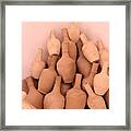 Clay Jars Framed Print