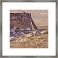 Cliff And Porte Daval By Stormy Weather Framed Print
