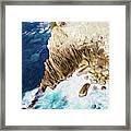 Cliffs In Acapulco Mexico Ill Framed Print